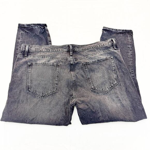 Frame Le Garçon Crop Wilkinson Destruct Charcial Denjm Jeans Size 32 - Picture 5 of 8